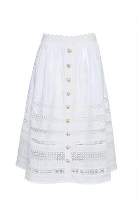Cara Cara  - Finn Skirt-White - White - 裙子 - 白色