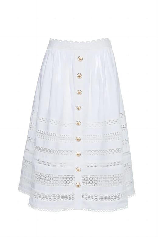 Cara Cara  - Finn Skirt-White - White - 裙子 - 白色 商品图0