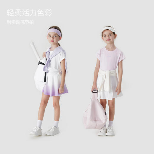 [凉感防晒]马克珍妮女童休闲运动短袖T恤儿童上衣夏装新款240329 商品图2