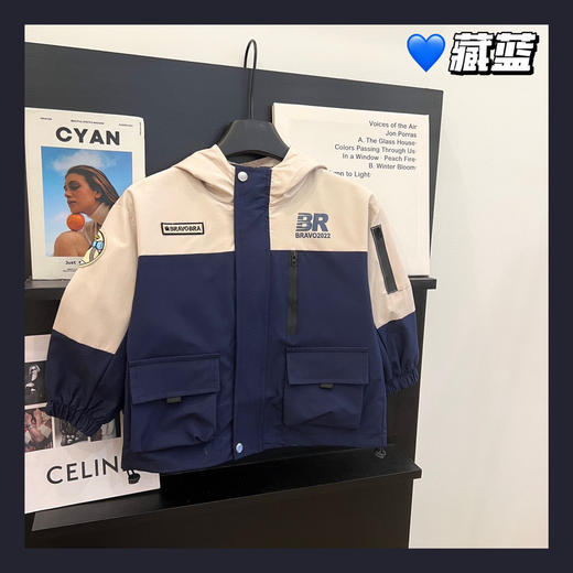 「三色可选！儿童冲锋衣」儿童薄外套春秋款新款秋装秋季户外防水童装 商品图2