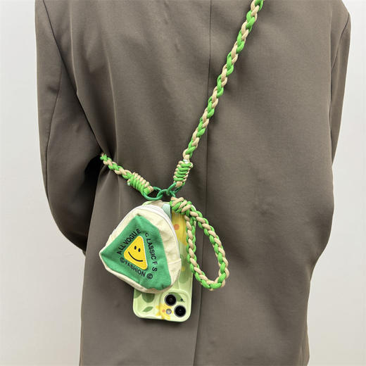 夏日清新花朵零钱包适用于苹果15promax手机壳iphone14pro笑脸潮_ym 商品图7