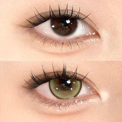 艾吉拉Loveiikira 玉橄榄 日抛 十片 14.2mm 参考着色13.7mm 基弧8.5 含水50% 新锐国货 商品图2