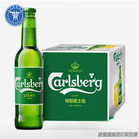 [啤酒]特醇嘉士伯啤酒500ml*12瓶