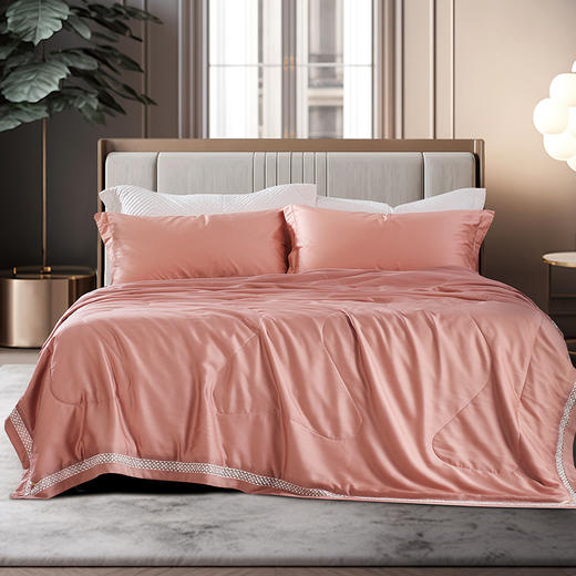 【6F】富安娜莱赛尔水洗桑蚕丝夏被\梦与旋律  吊牌价3380~4980，【会员节专享价】活动价1199~1299 商品图6