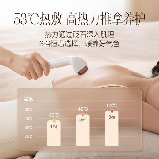 科爱元素砭石推刮棒！长柄升级轻松刮！一块刮痧板，半个按摩师，会按摩热敷的电动刮痧板，刮出好气色！ 商品图3