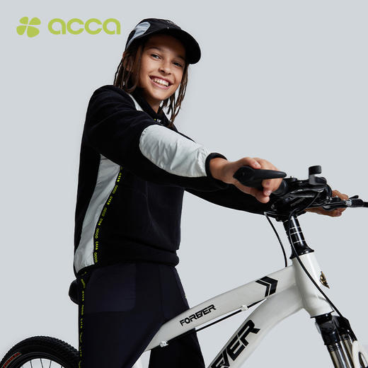 acca儿童Polartec抓绒衣秋冬立领半开衫户外上衣男女童保暖卫衣 商品图4