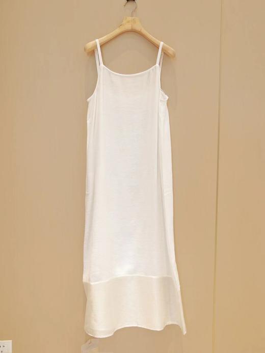 【线上专属】拼接吊带裙（23718219D-皦玉） 商品图0