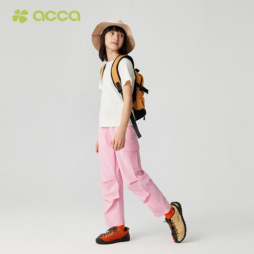 acca儿童降落伞裤女童休闲裤裤子2024新款夏装中大童凉感速干降落伞裤 商品图4