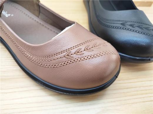 2023豪行春季新款23172905真皮时尚浅口休闲低跟女鞋 商品图4