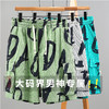 【超大码】【新款DFF】潮牌夏季纯棉宽松细条纹加肥加大码工装短裤透气沙滩裤男休闲外穿五分裤胖子 商品缩略图4