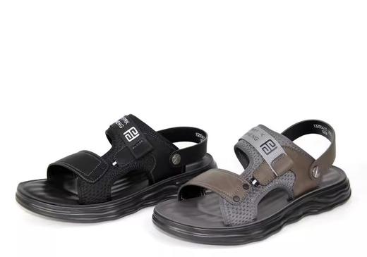 豪行2023年夏13255613男士时尚厚底沙滩外穿防滑耐磨凉鞋 商品图1