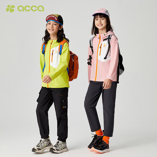 acca男女儿童户外运动梭织外套透气防晒轻薄透气吸湿排汗连帽外套 商品图4