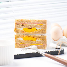全麦鸡蛋火腿三明治