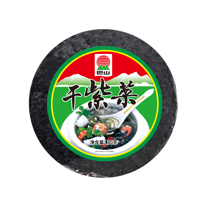 巴山 干紫菜30g