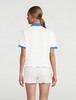 Sporty & Rich - Prince Sporty Terry Polo - White/Lapis - POLO衫 - 白/青石蓝色 商品缩略图2