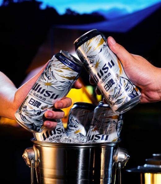 乌苏啤酒白啤500ml*12罐 商品图3