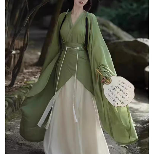 裁缝学苑AQ273女新品魏晋古装汉服纸样连衣裙女装全套装样板 商品图4