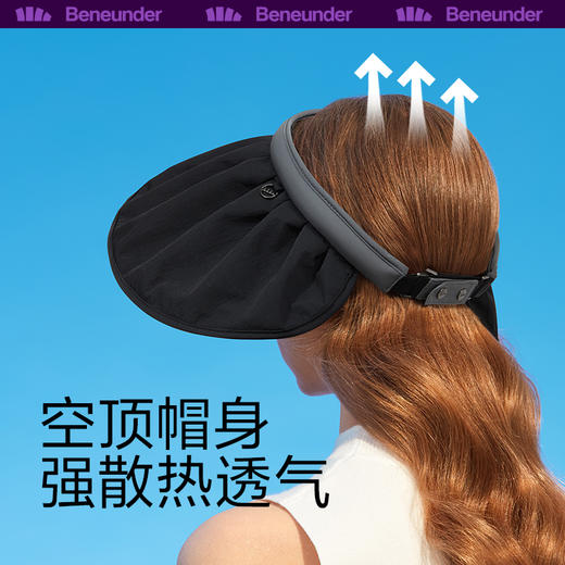 蕉下22纭际系列贝壳防晒空顶帽 商品图4