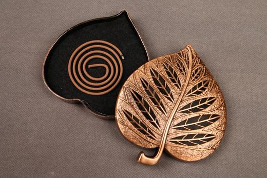 合金叶子°盘香盒 商品图3