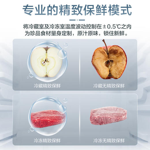 三星（SAMSUNG）501升三星AI神冰箱 超薄嵌入式四开门冰箱一级能效变频三系统家用大容量RF50DG55513GSC 青锦灰 商品图6