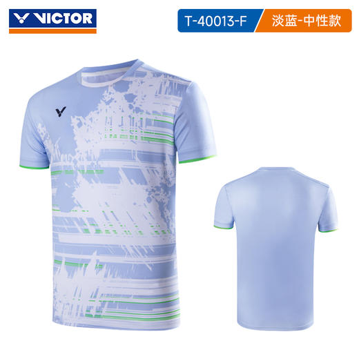 威克多羽毛球服短袖T-40013男女款羽毛球服短袖透气吸汗速干羽毛球服短袖 商品图0