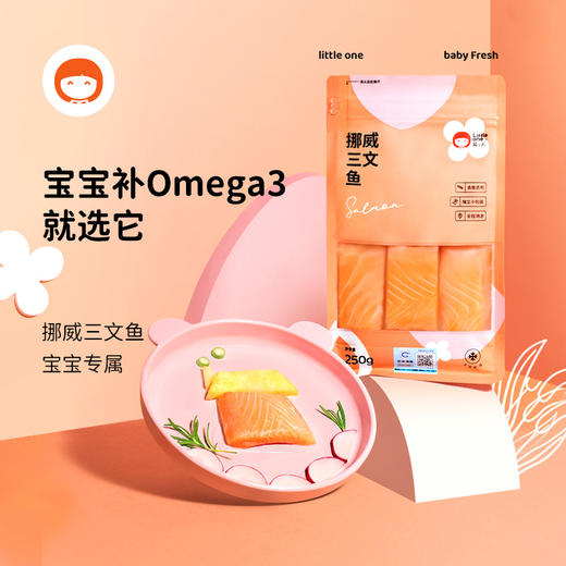 【独立小包装】挪威三文鱼，安全放心，口感鲜美 商品图0