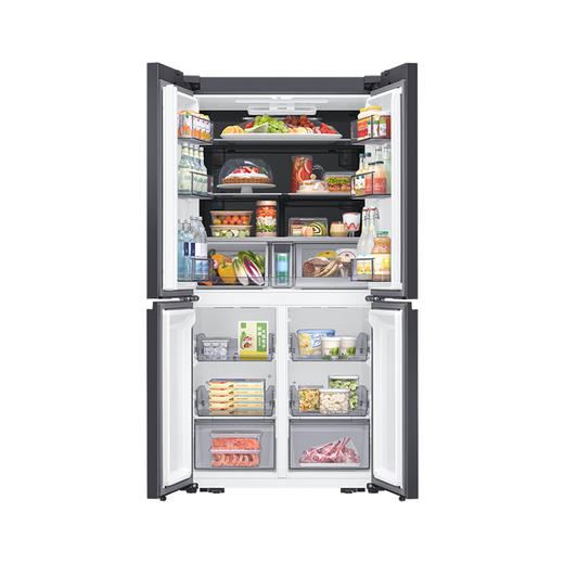 三星（SAMSUNG）615升三星AI神冰箱 嵌入式四开门冰箱变频三系统家用大容量除菌除异味RF62DB9KHC01SC 皎月白 商品图4