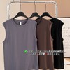 「6色可选！280g重磅纯棉」2024春夏新品精梳棉纯色背心 夏季宽肩薄圆领背心上衣 商品缩略图2