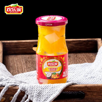 欢乐家糖水杂果什锦水果罐头256g*12 水果罐头礼盒送礼 休闲零食 商品图0