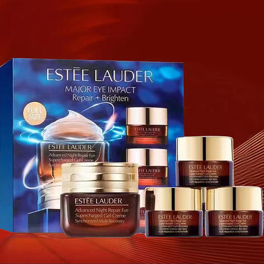 【保税仓】Estee Lauder/雅诗兰黛小棕瓶眼霜15ml*1+5ml*3套盒（有效期26年1月2号） 商品图2