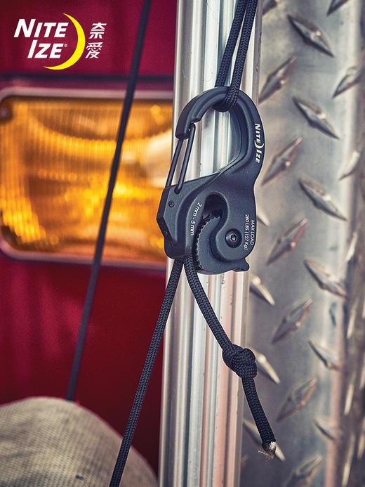 奈爱Niteize自锁收紧绳紧绳器风绳拉紧器拉绳收紧器自动收紧扣 商品图2
