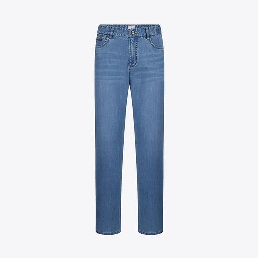 【高端系列】柒牌裤子牛仔裤男2024夏季薄款含宾霸铜氨丝直筒长裤	126H71250 商品图4