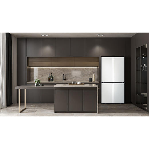 三星（SAMSUNG）615升三星AI神冰箱 嵌入式四开门冰箱变频三系统家用大容量除菌除异味RF62DB9KHC01SC 皎月白 商品图6