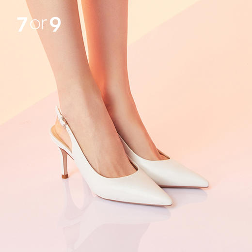 【专享】7or9空气棉后空凉鞋-百合（特价款非质量问题不退换，介意慎拍~） 商品图0