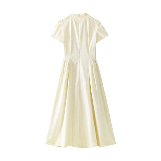 鹿向南  新中式重工刺绣短袖连衣裙女2024夏季中长裙 商品图3