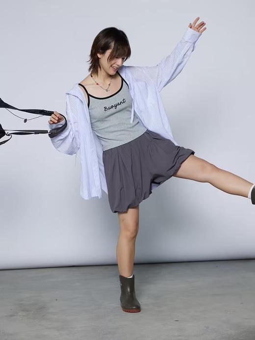 步履不停/4B14036C/撞色外穿内搭美式吊带针织背心 商品图2