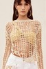 Cult Gaia - Gill Top Crochet Coverup -Champagne - 钩针罩衫 - 香槟色 商品缩略图2