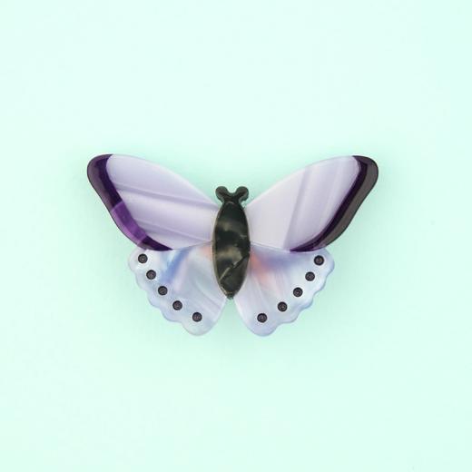 北京仓｜Coucou Suzette-PURPLE BUTTERFLY-紫色蝴蝶 发夹［法国设计师］ 商品图0