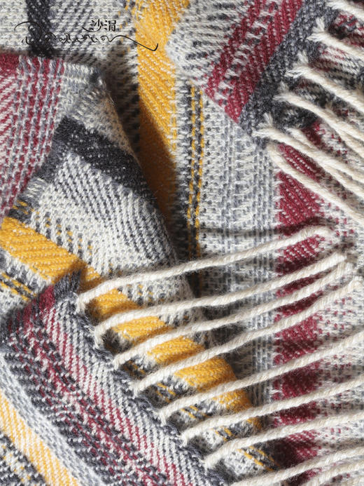 西藏萨迦手工氆氇披肩SJF95P788N 商品图5