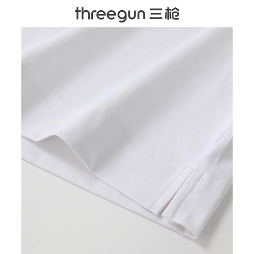Threegun三枪 冰泉棉圆领八分袖女打底衫-24376A011 商品图6