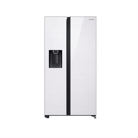 三星（SAMSUNG）635升双开门冰箱 家用大容量对开门 嵌入式金属匀冷智能变频自动制冰机RS64R53E71L/SC白 赠天喜保温壶+sungsa冰箱保鲜盒冷冻抽屉
