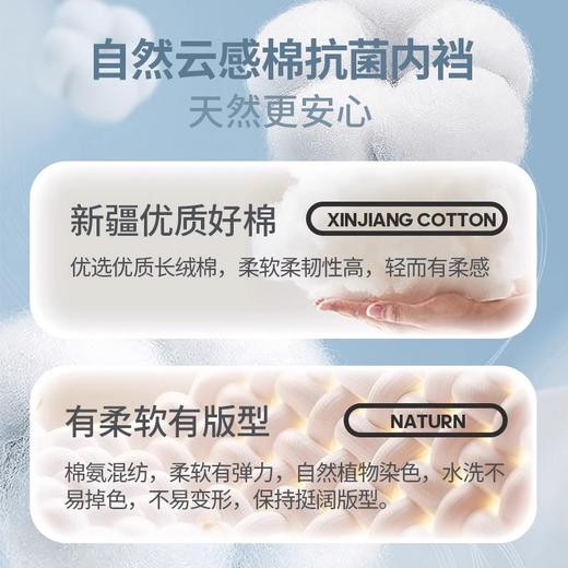 【父亲节专享】男弹力装3件平口裤WP737190C 商品图1