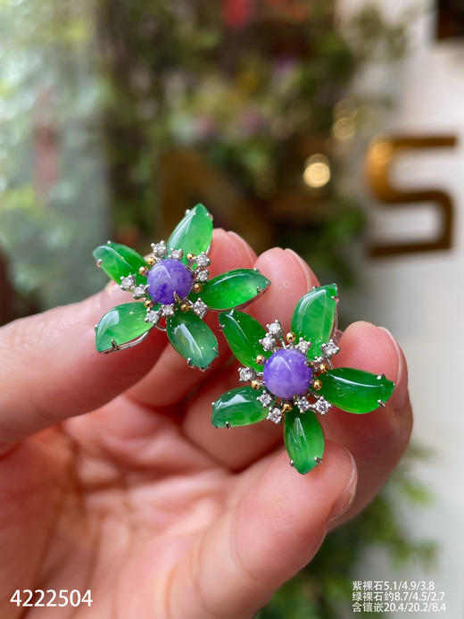 4222504、花朵耳钉。具体价格微信咨询 商品图5
