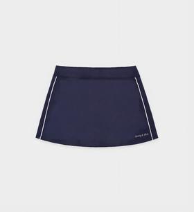 Sporty & Rich - Prince Sporty  Court Skirt - Navy/White - 裙子 - 深蓝/白
