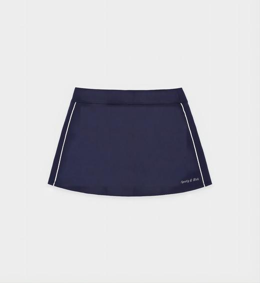 Sporty & Rich - Prince Sporty  Court Skirt - Navy/White - 裙子 - 深蓝/白 商品图0