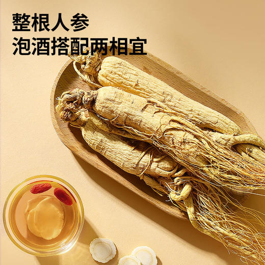 【正宗同仁堂品牌】北京同仁堂 青源堂 人参100克  严选长白山 足龄整参SY 商品图1