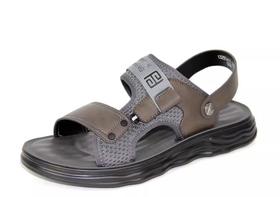 豪行2023年夏13255613男士时尚厚底沙滩外穿防滑耐磨凉鞋