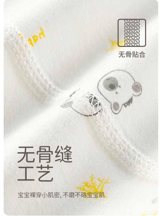 【超值钜惠 实发2套！】婴儿衣服2套新生儿内衣纯棉a类春秋爬服夏季两用睡衣宝宝分体套装 商品图2