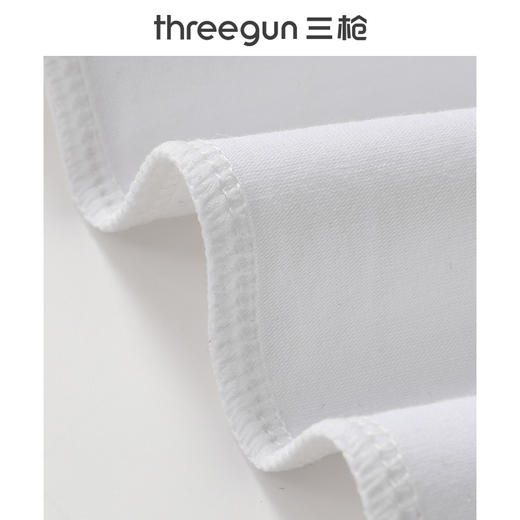 Threegun三枪 冰泉棉圆领八分袖女打底衫-24376A011 商品图5