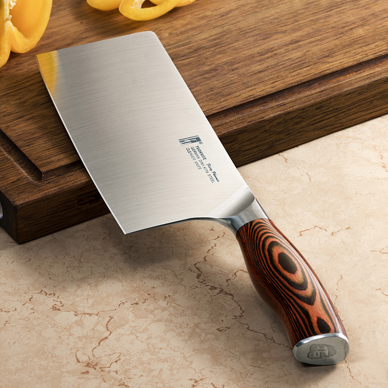 拓 火鸟系列中式菜刀锋利德国进口钢手柄舒服久切不累手
